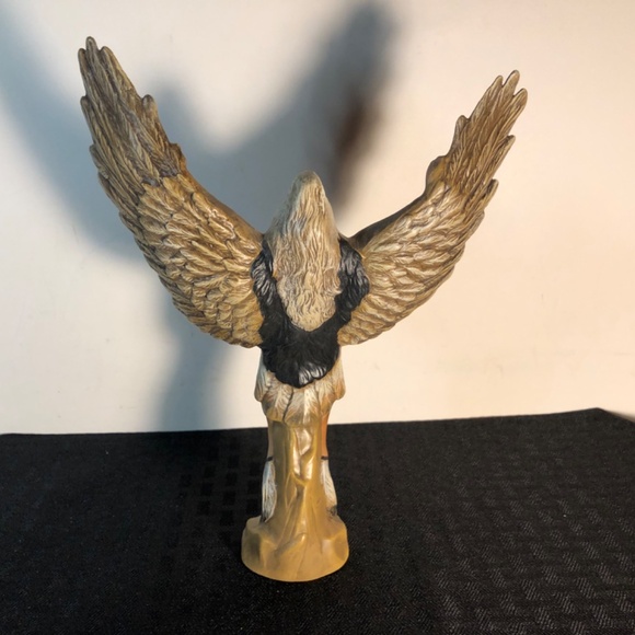 Vintage Native American Eagle Dancer ceramic 8.5” tall x 6.5” across at wings - Picture 7 of 11